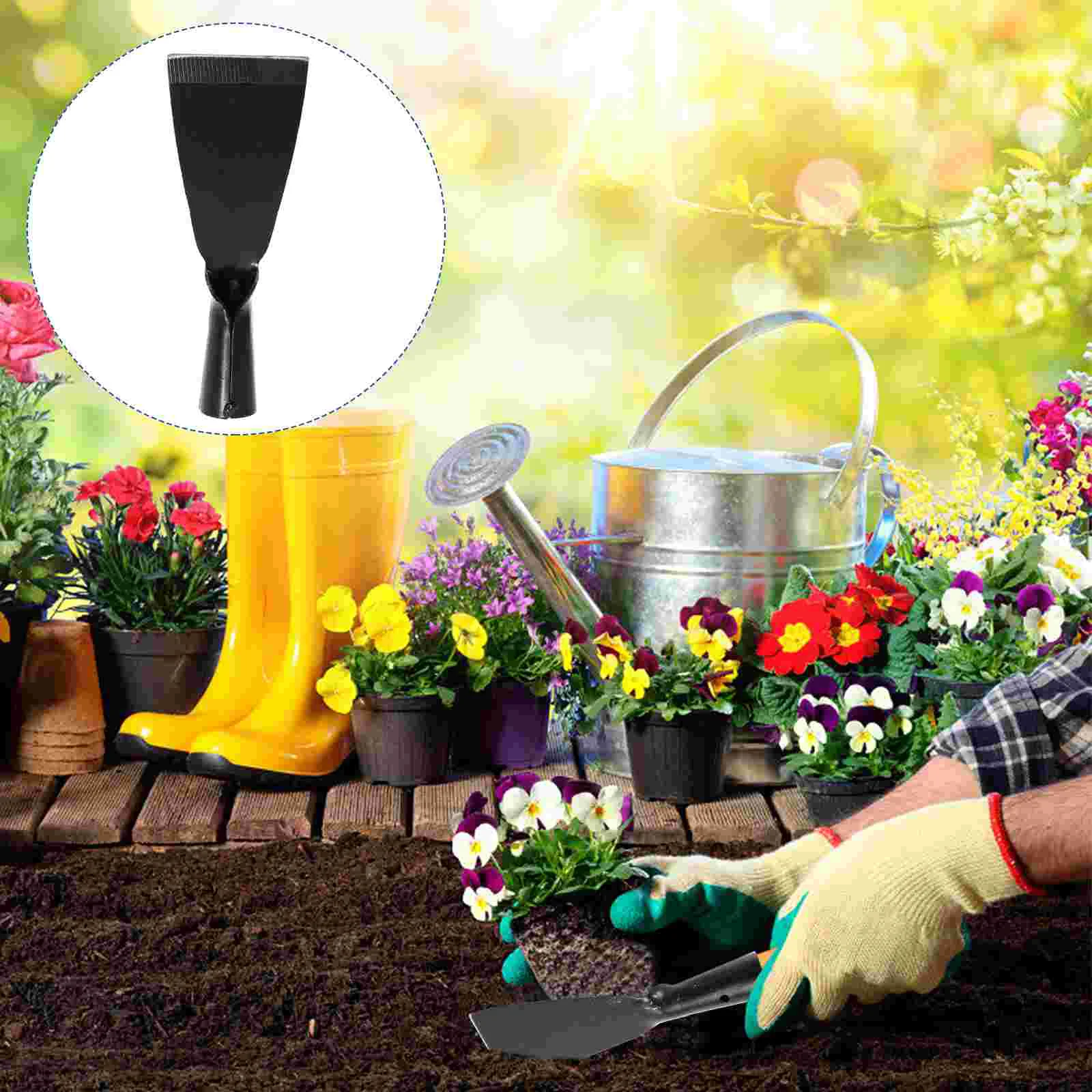 

1pc Steel Shovels Safe Good Sturdy Nice Cleaning for Home Bark