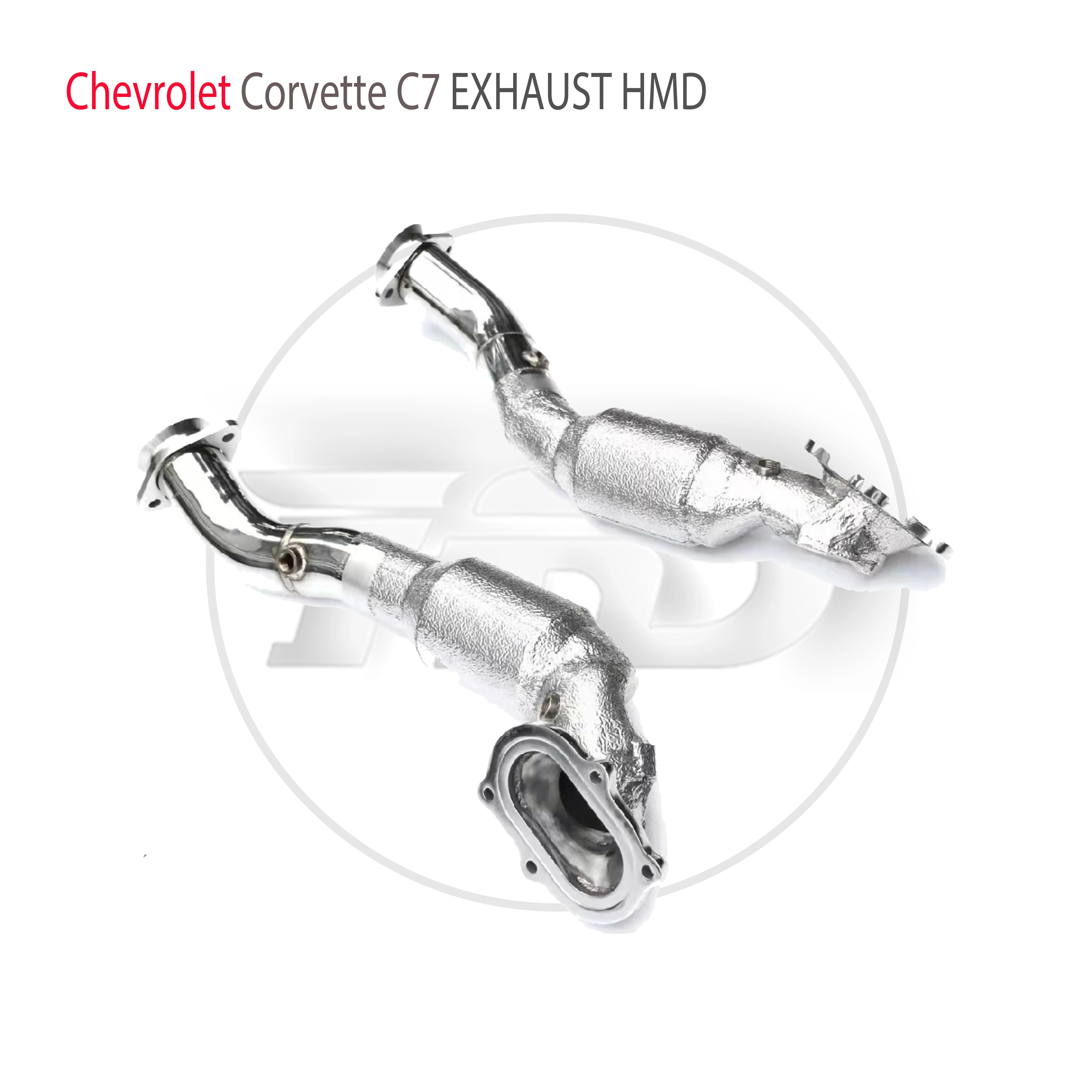 Выхлопная труба HMD для Chevrolet Corvette C7 с теплозащитным экраном выхлопная система