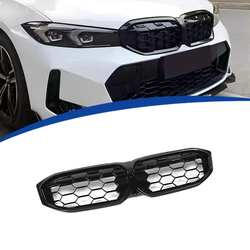 

Алмазный стиль для BMW 3 серии G20 G21 LCI 330i 325i M340i 2023-2024, передняя решетка, центральная сетка, комплекты кузова, тюнинг