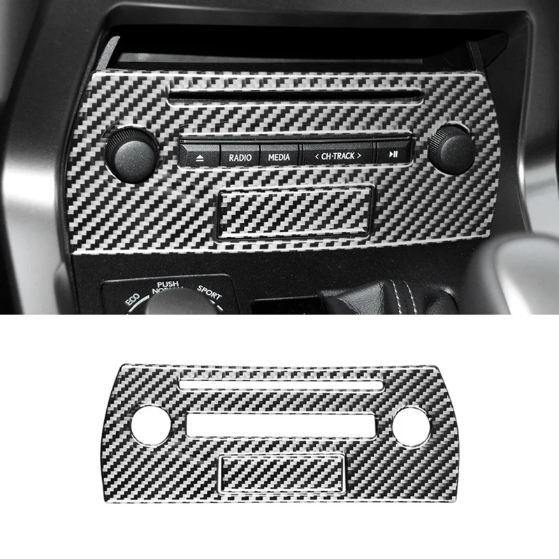 

Central Control CD Panel Cover Trim Sticker Decal Interior Accessories Carbon Fiber For Lexus NX 200 300H 2014-2019