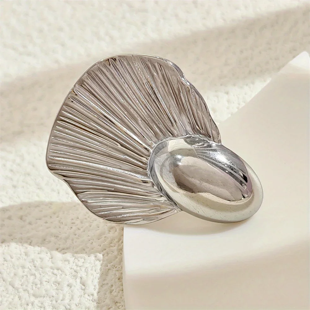 Новое стильное уникальное простое открытое кольцо из 18-каратного золота с