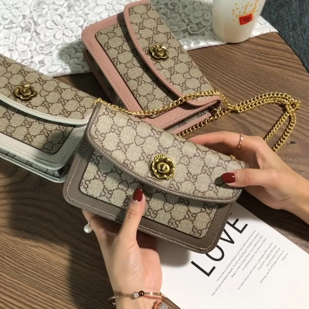 

Small Bag Female 2023 New Cross-Body Chain Mobile Phone Bag Everything One Shoulder Armpit Square Fashion Print