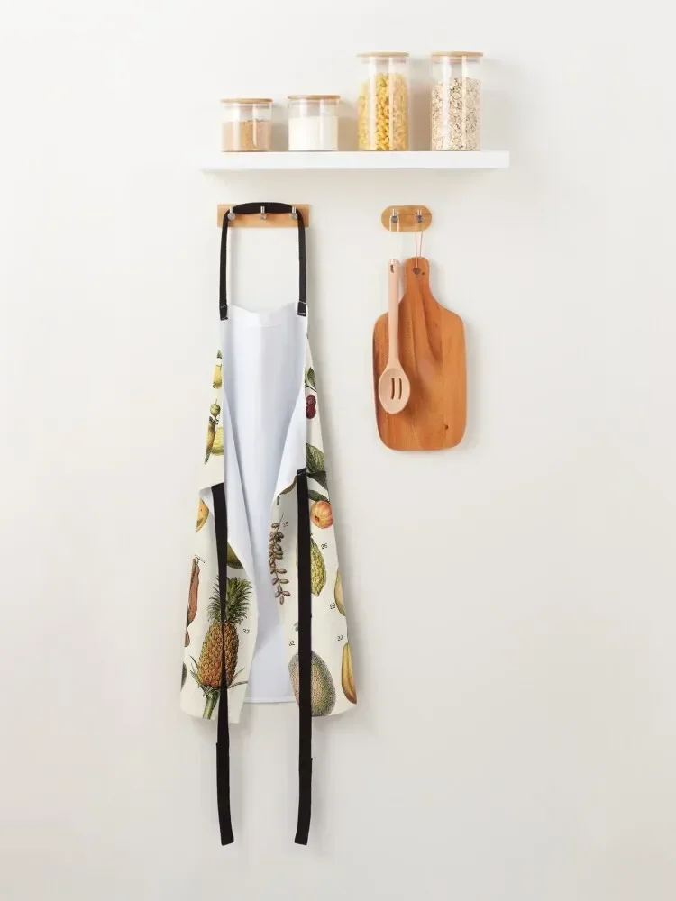 Адольффе Милота - Экзотические фрукты Фартук французской винтажной ботанической