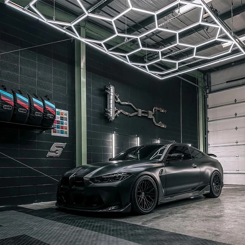 Светодиодный шестигранный светильник для гаражной мастерской супер яркий