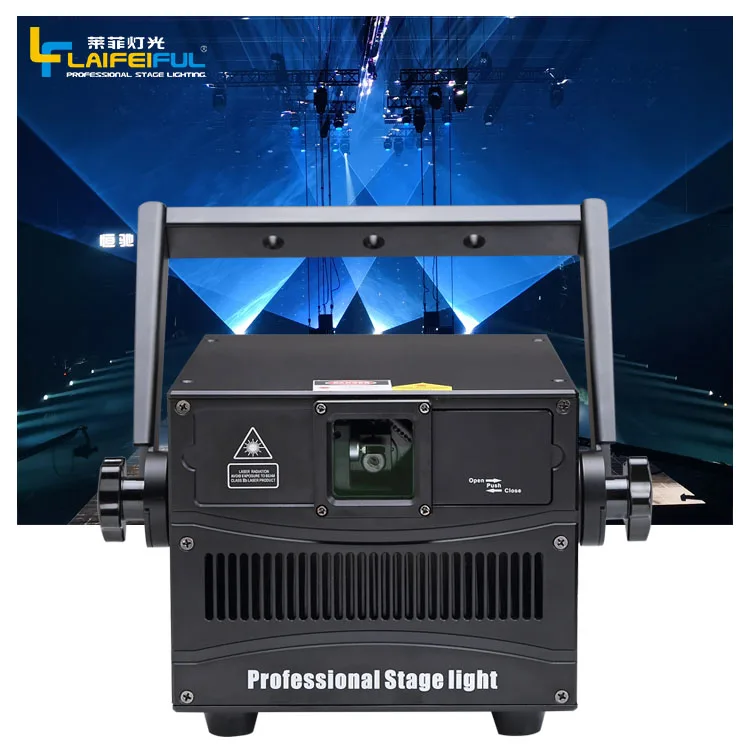 5w Laser Show 30 Kpps  Light Professional Stage Led Moving Zoom Beam