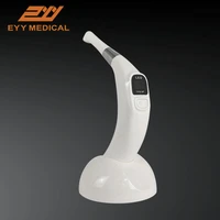 eyy dental wireless 1 second led curing light cure lamp high power intensity 1200 2000mwc%e3%8e%a1 wide spectrum wave length 420 480mm