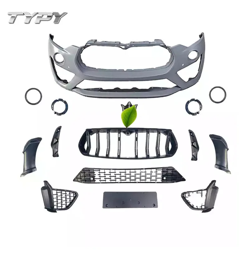 

Newest Bumper Upgrade GTS Style Front Bumper Assembly Bodykit For Maserati Levante 2017 2018 2019 2020 2021