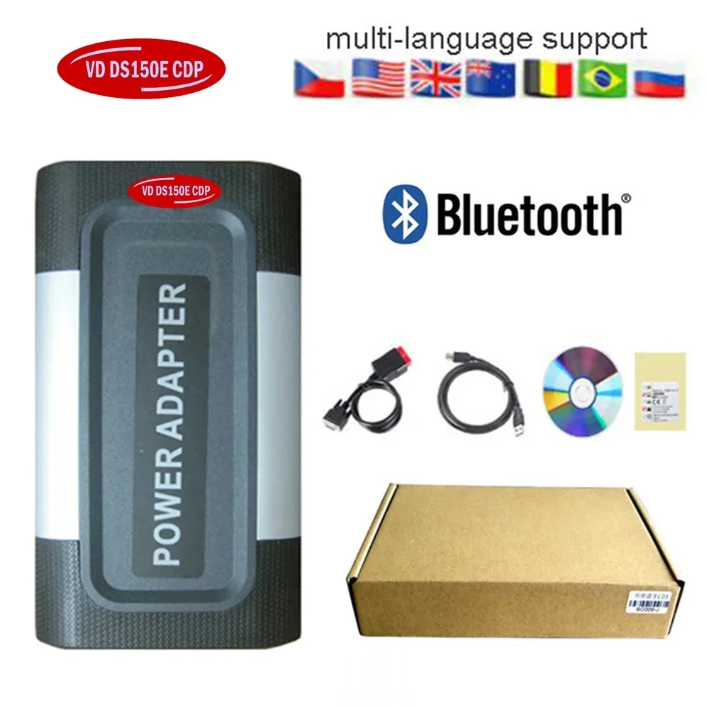 2024 Best VD DS150E CDP Bluetooth 2021.11 Keygen VdIJk Autocoms Pro TNESF DELPHIS ORPDC Автомобиль Грузовик Obd2 Сканер