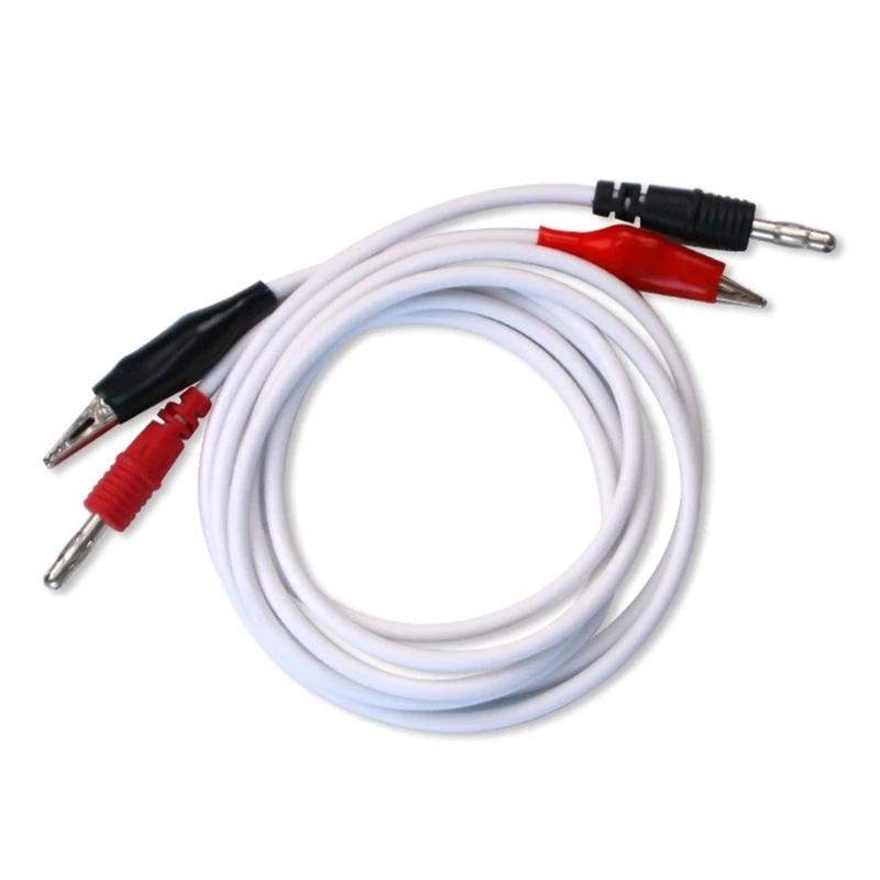 

2023 New Power Supply Test Cable with Banana Plug Clip Cellphone Repair 10A Power Supply Output Cable