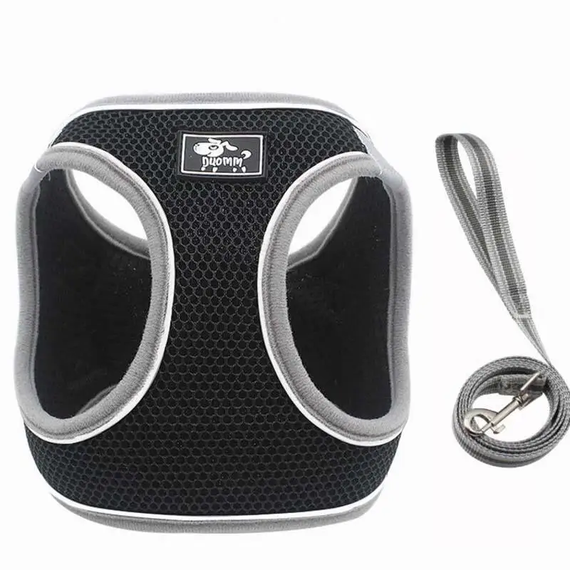 

Светоотражающий жилет для домашних животных, сетчатый дышащий регулируемый нагрудный ремень с поясом, стильная шлейка для собак, 1 шт.