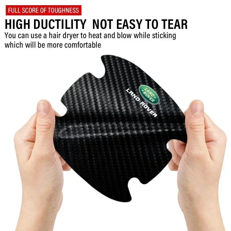 4 шт. защитная наклейка на дверную ручку автомобиля эмблема Стайлинг для Land Rover