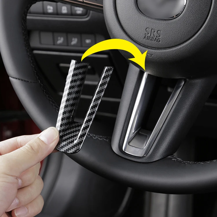 

Накладки на руль из углеродного волокна для Mazda 3 CX-30 CX30 CX-50 CX50, аксессуары