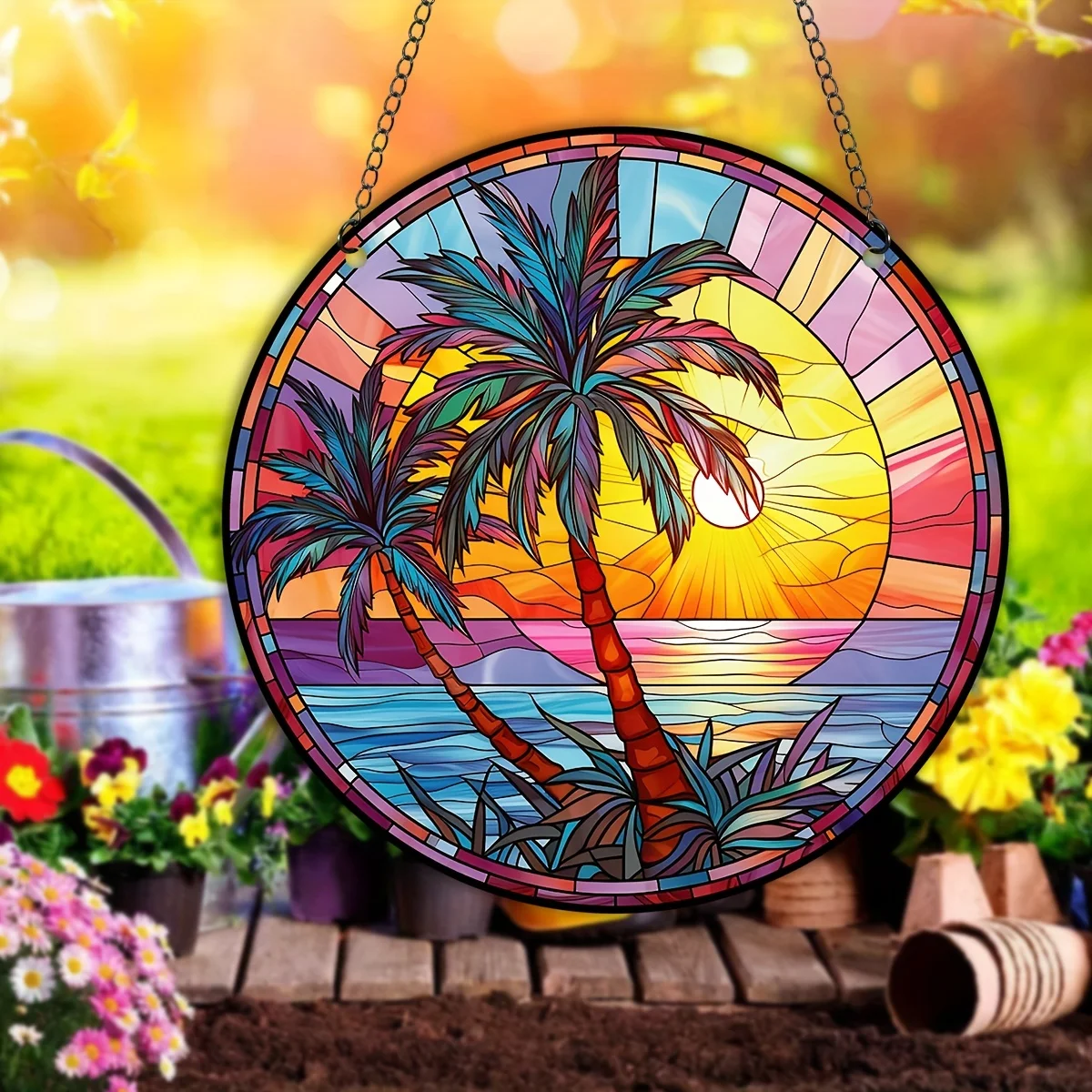 Акриловый круглый декор