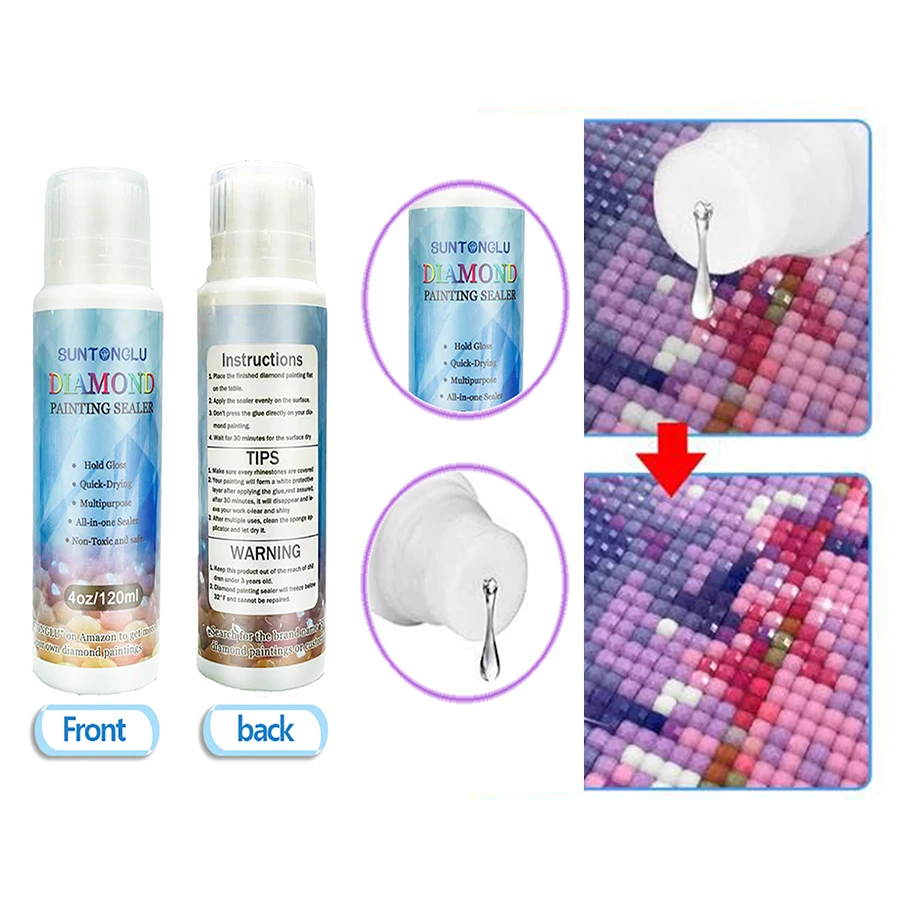 

Алмазная картина 120 мл, клей для рисования, защитный блеск, уплотнение, осветлитель для рисования, пазл, уплотнитель, клей, защита от блеска