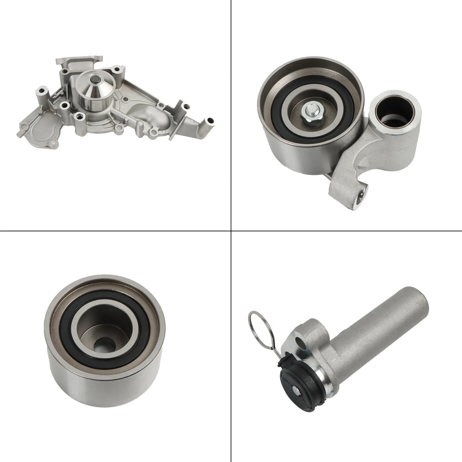 Фото Комплект ремня ГРМ двигателя с водяным насосом для Toyota Tundra Sequoia Land Cruiser Lexus SC430 GX470 LX470 TKT021 TCKWP298 2002-2010 гг. №2