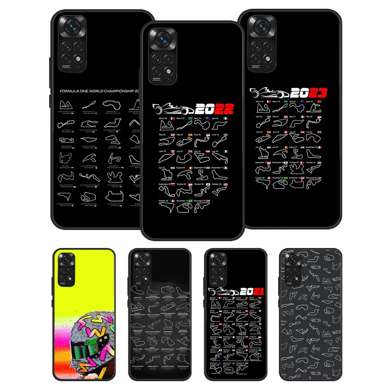 Чехол с гоночным автомобилем Формула 1 для Xiaomi Redmi Note 10 Pro чехол 11 10A 10C 9 8T 9S 10S 9T 9A 9C