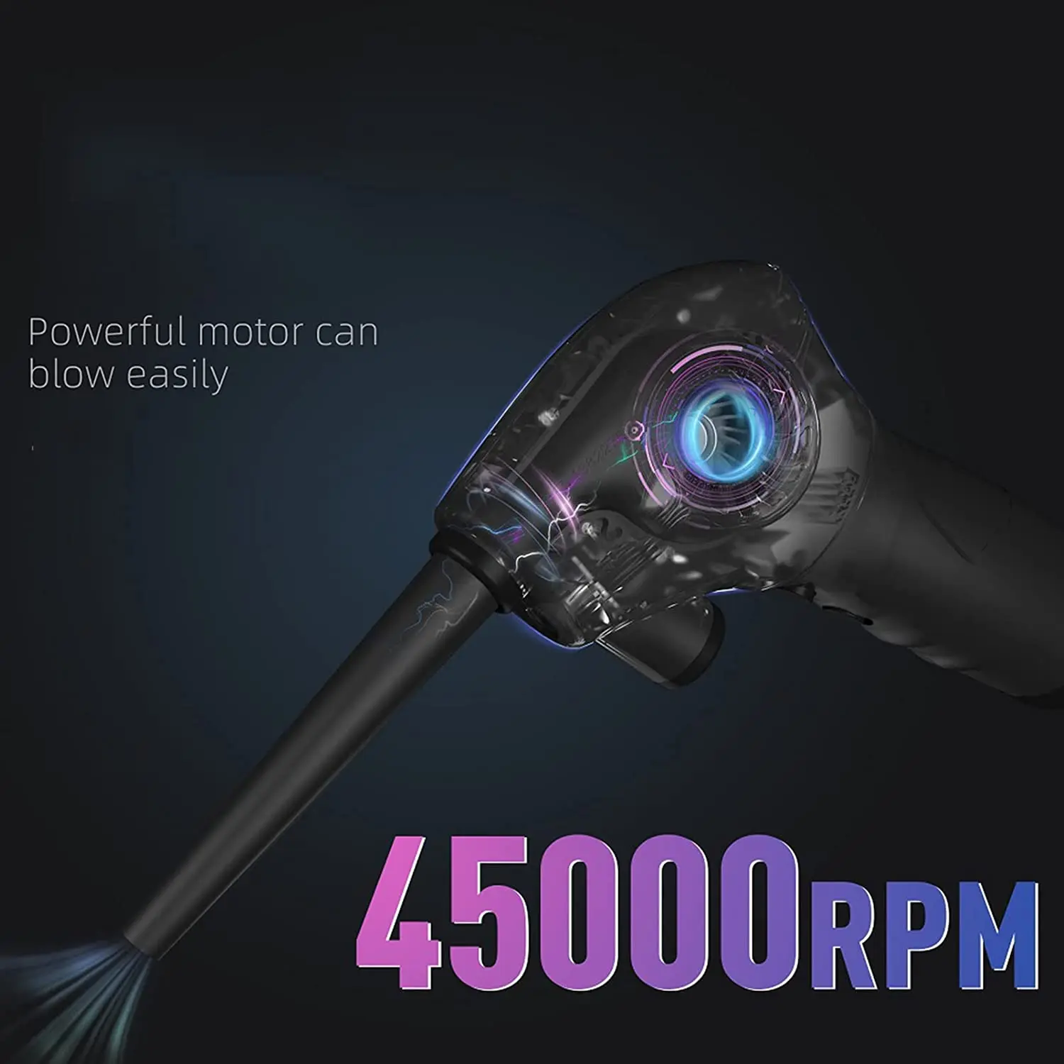 Беспроводной воздуходувка пистолет воздухоочиститель пылесборник