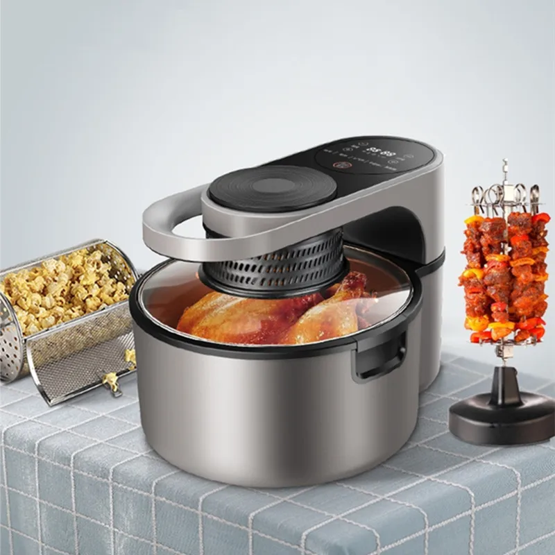 

Air Fryer Multi-function Smart Baking Oil Free Cake Electric Oven Kitchen Cooking Pot Basket Air Fryer Oven Bbq Grill Rack