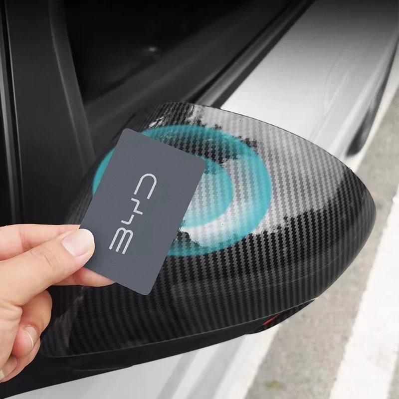 Защитная накладка из карбона на боковое зеркало заднего вида для BYD Dolphin, полное покрытие, защита от царапин (art.: 3920d8a82d883) - 3920d8a82d883