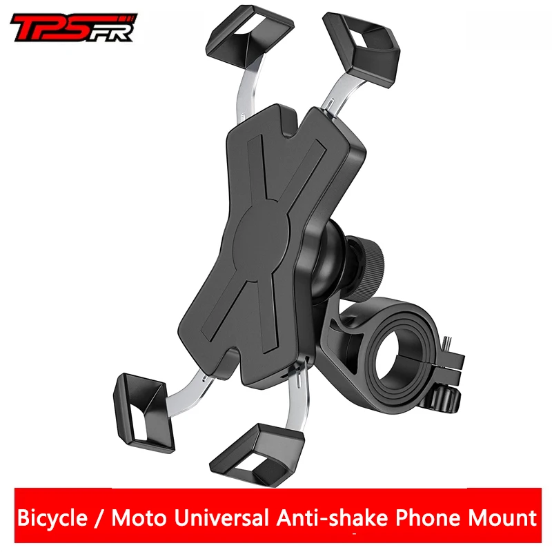 

Bike Phone Mount Metal Motorcycle Handlebar Phone Holder Scooter Phone Clamp for 4.0-7.0 Inch Smartphone with 360 Rotation