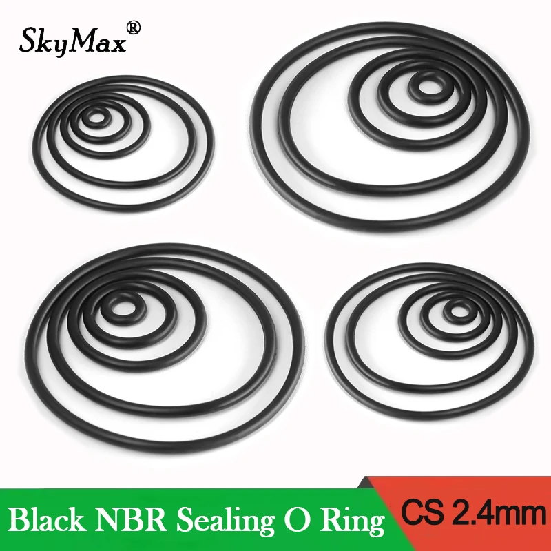 

Резиновые уплотнительные кольца NBR 2.4 мм