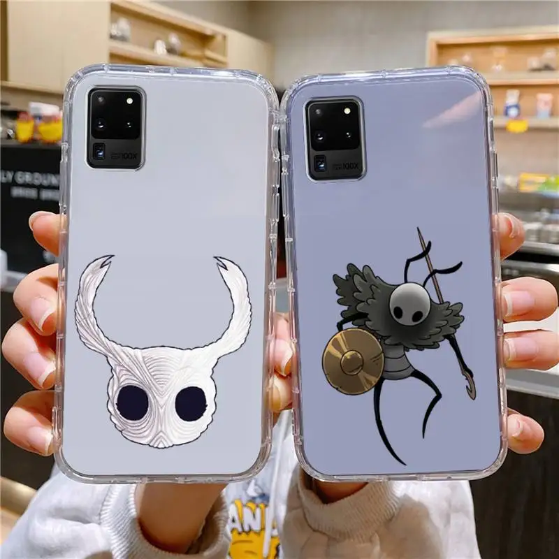 

Hollow Knight Phone Case For Samsung Galaxy S10 S10e S8 S9 Plus S7 A70 Edge Note10 Transparent Cove