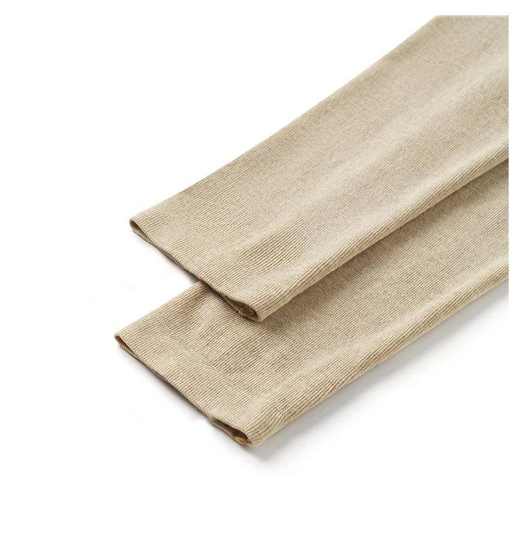 Seamless Womens Thermal Underwear Top O Neck Intimate 2022 Autumn Winter Long Sleeves Solid Warm Lingerie Oat Gray