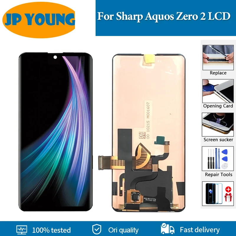 ЖК-дисплей AMOLED 6 4 дюйма для Sharp Aquos Zero 2 дисплей SH-Z20 SHV47 906SH сенсорный экран полный