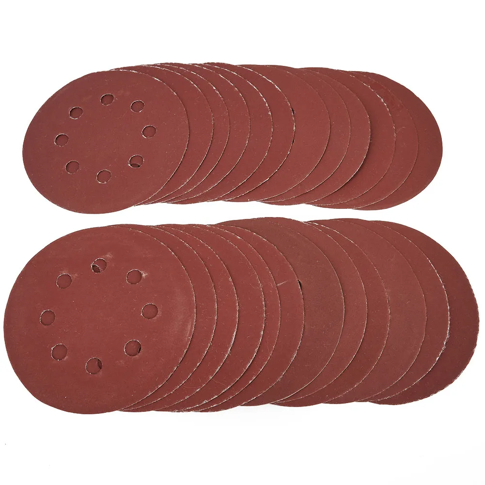 

Parts Sandpaper Universal 30 Piece Equipments 30pcs 5inch 800-2000Grit 8holes Kit Orbital Hook Loop Pack Durable