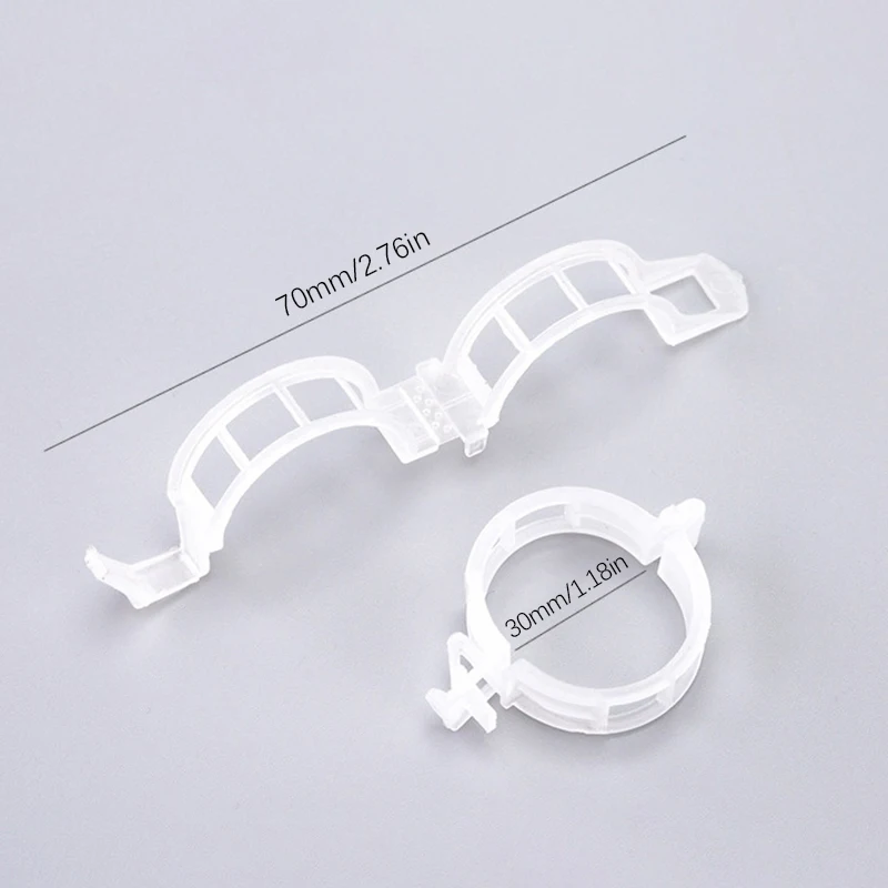 Пластиковые зажимы для растений 100 шт. фиксации подъема томатного решетки