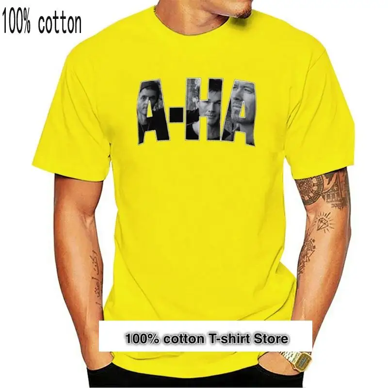 

Camiseta a-ha a ha aha take on me pop 80s, camiseta con espalda de los ochentas, Noruega, Nueva