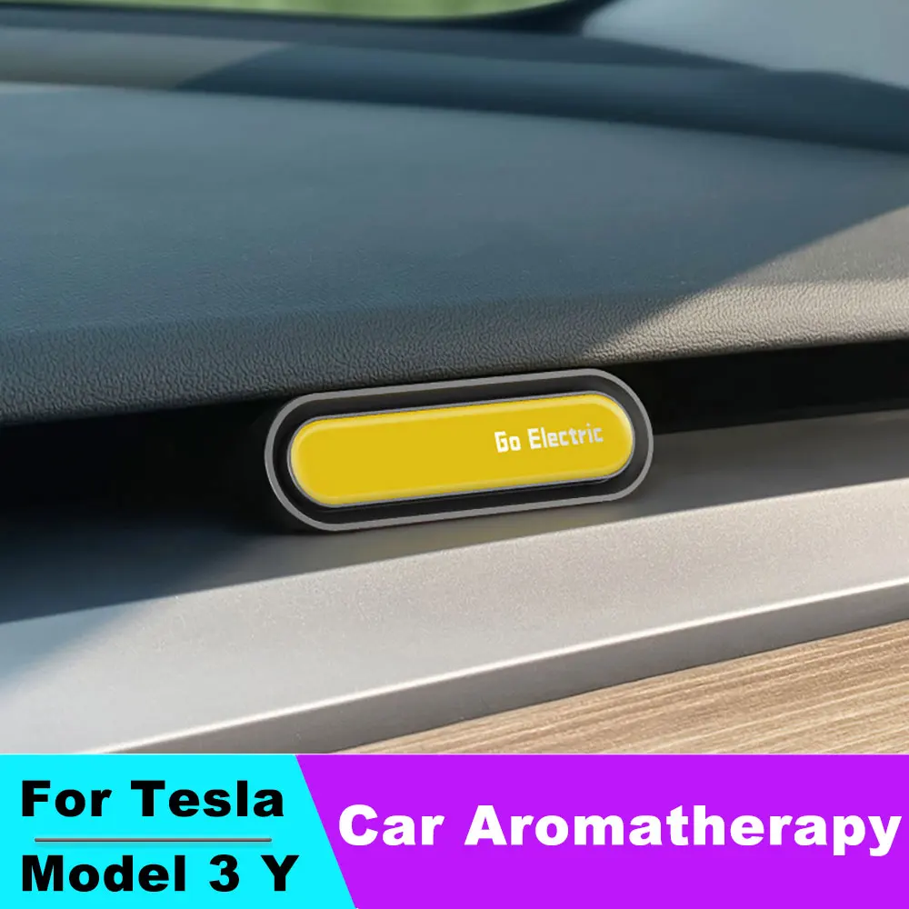 

For Tesla Model Y 3 Car Aromatherapy Car Perfume Light Fragrance Car Interior Accessories Car Air Freshener