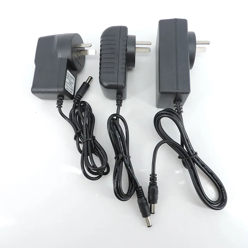 AU NZ Plug AC 220V to Transformer Australia DC 12V 1A 2A 3A 2000ma 3000ma Блок питания Адаптер зарядного
