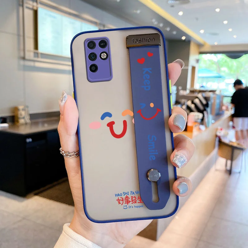 

Case for Infinix Note 10 11 10 Pro NFC 11S 8 8i S5 Lite Smart 4 4C 5 6 Plus HD Tecno Camon 12 Air Simple smile Case Simple wind