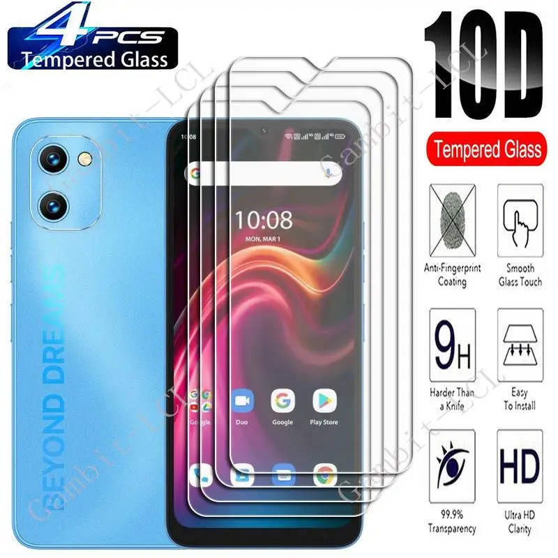 

Защитное закаленное стекло для UMIDIGI C1 Max 6,52 дюйма, 4 шт.