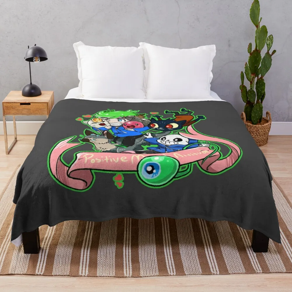 

Положительное умственное отношение! Плед-одеяло из плюшевой ткани, двойное одеяло, детское одеяло, летнее одеяло