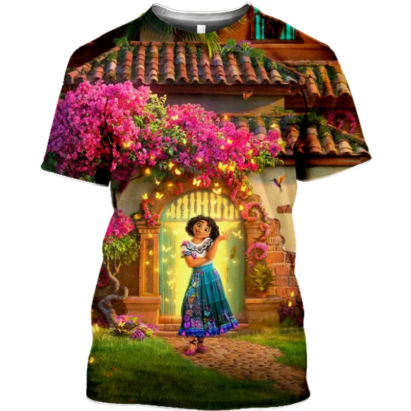

New Encanto Mirabel Kids Clothes T-Shirts Disney T Shirts Children Cartoons Fashion Kawaii Anime Tops Boy Girl Outfits Tee Shirt