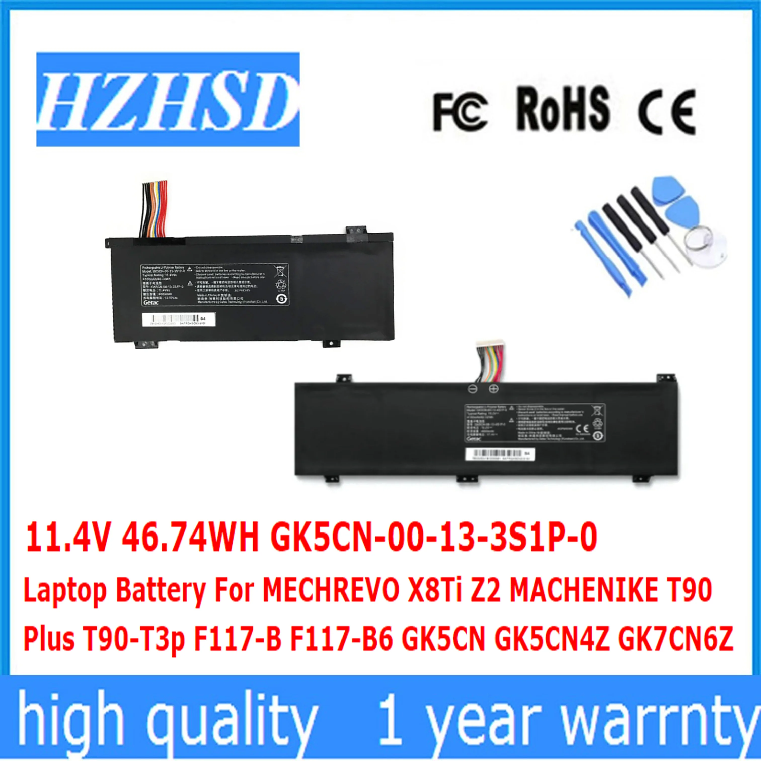 Оригинальный аккумулятор для MECHREVO X8Ti Z2 MACHENIKE T90 Plus GK5CN-00-13-3S1P-0 GK5CN GK5CN4Z GK7CN6Z