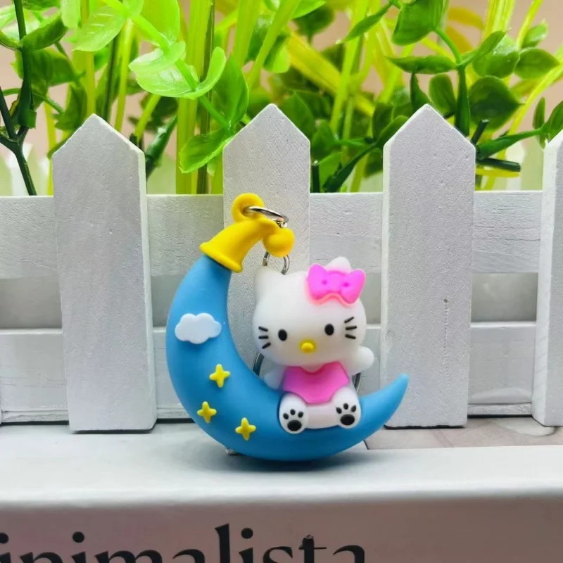 Креативный брелок с милой девушкой Луной и коричной картой Маленькая подвеска в