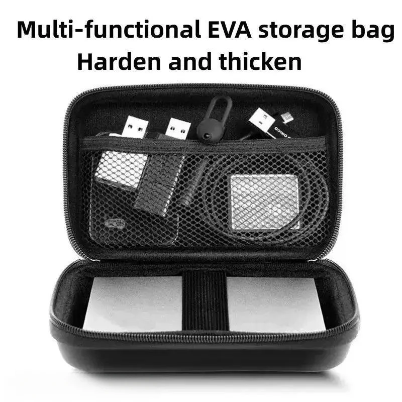 Портативный жесткий диск для наушников-органайзера с USB-зарядным устройством