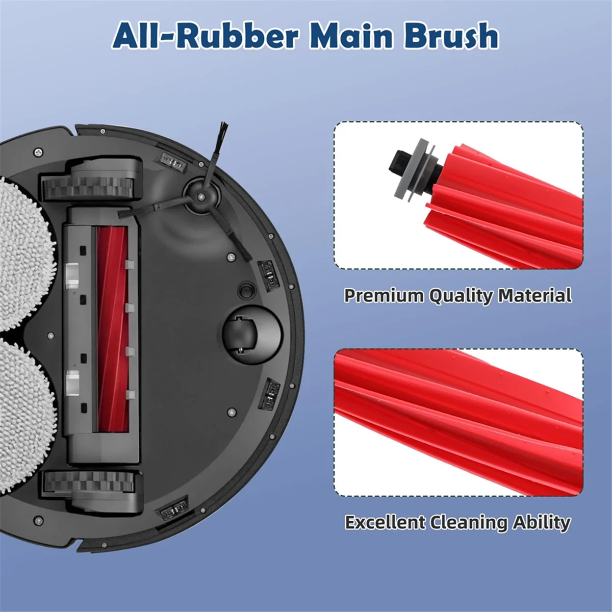 Аксессуары для пылесоса Roborock Q Revo Pro MaxV S Основная щетка HEPA-фильтры Мешки пыли