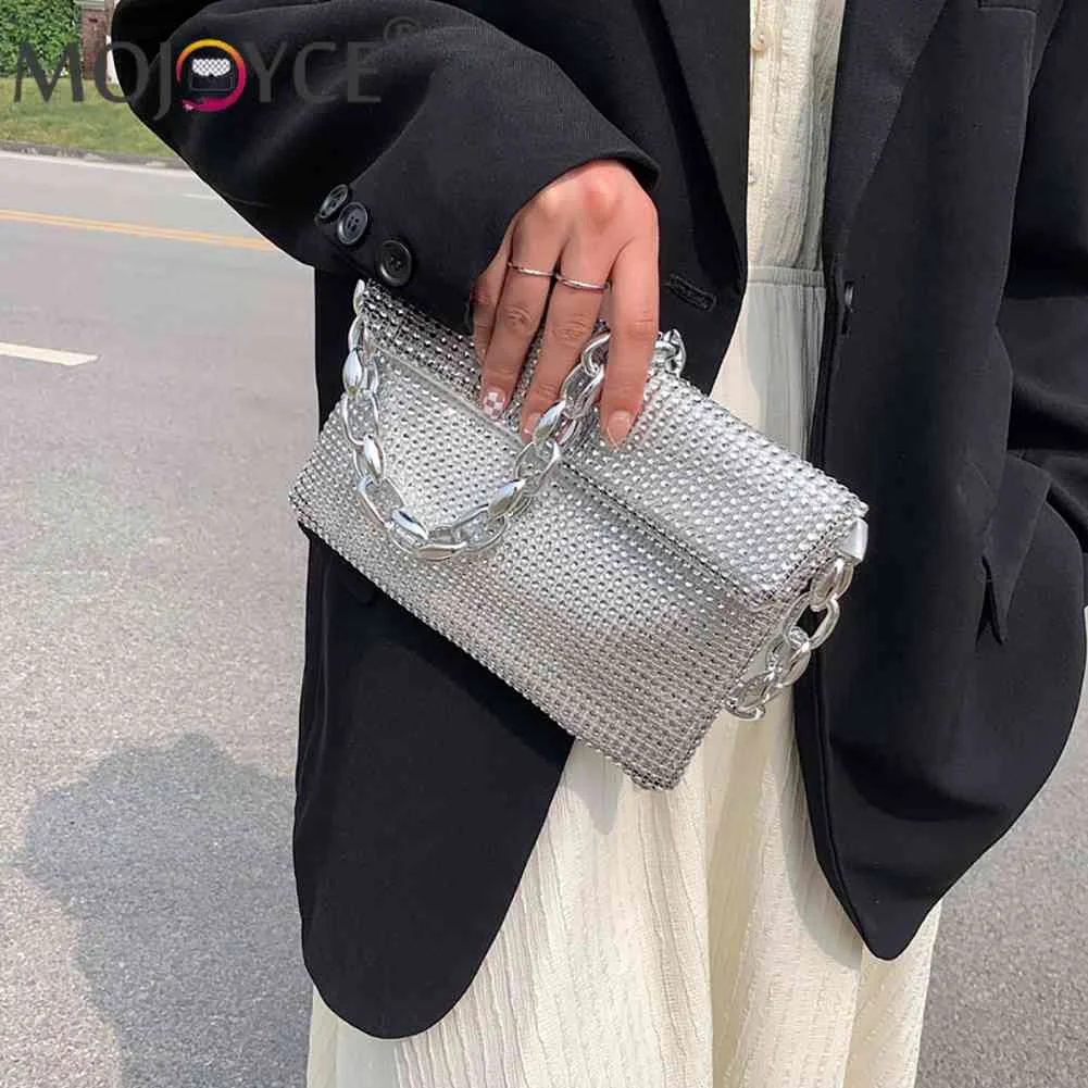 

Вечерняя Сумка-клатч Bling Стразы для женщин, корейский дизайнерский кошелек с цепочкой с бриллиантами для уживечерние, квадратная дамская су...