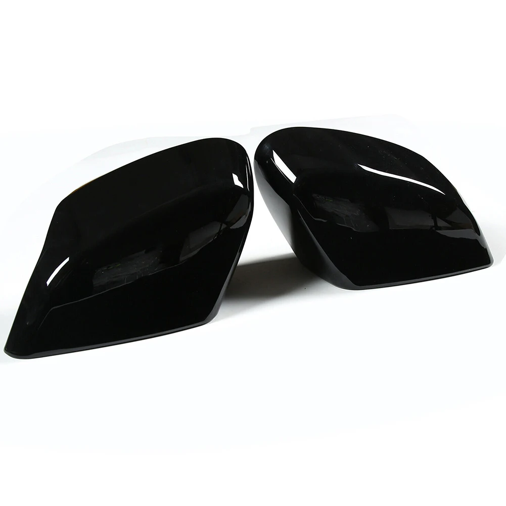 

ABS Guard Cover Guard Cover For Corvette C8 2020-2023 Glossy Black Piano Black Side Mirror Molding Cover Durable