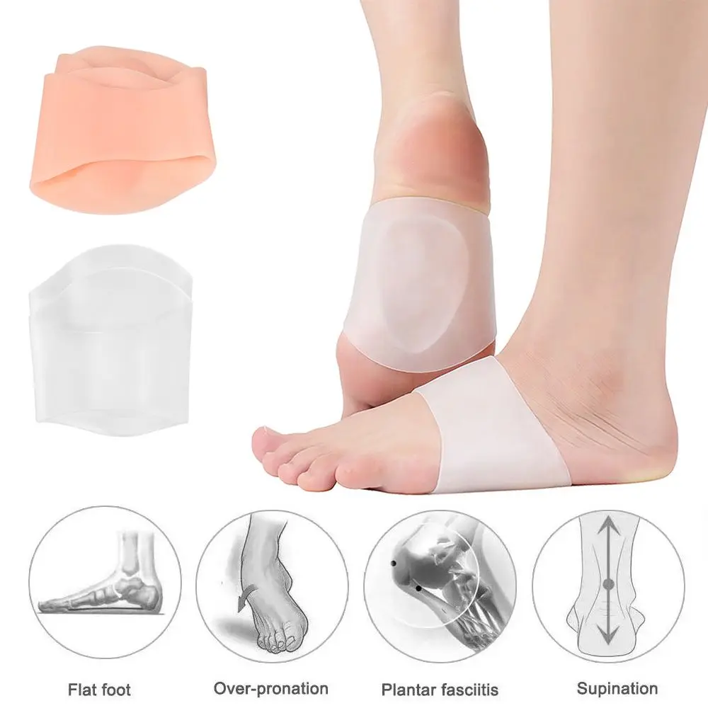

1Pair Arch Support Non-Slip Arch Orthotic Insole Foot Plantar Fasciitis Pain Relief Flatfoot Correction Feet Flatfoot Correction