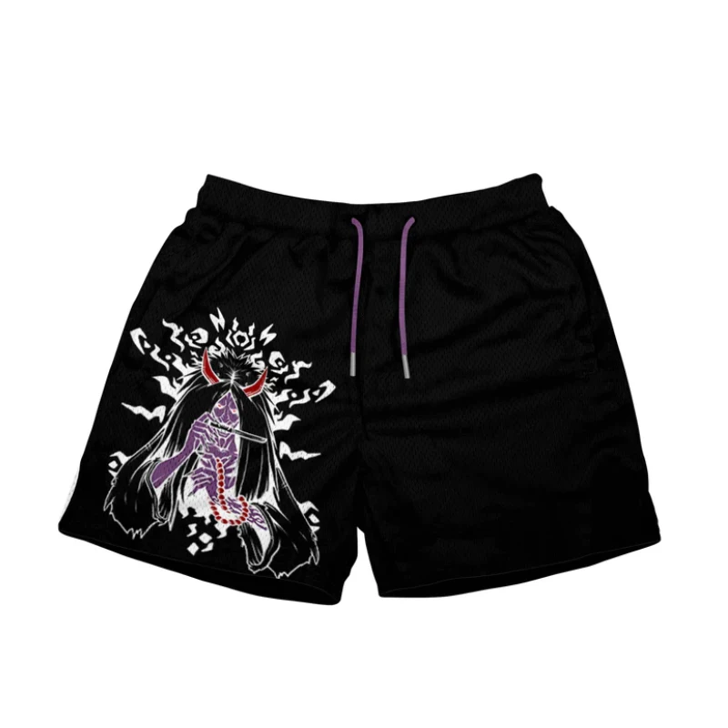 

Japanese Anime Jogging Shorts Summer Beach Short Pants Loose Casual Daily Gym Shorts For Men 3D Devil Print Running Shorts