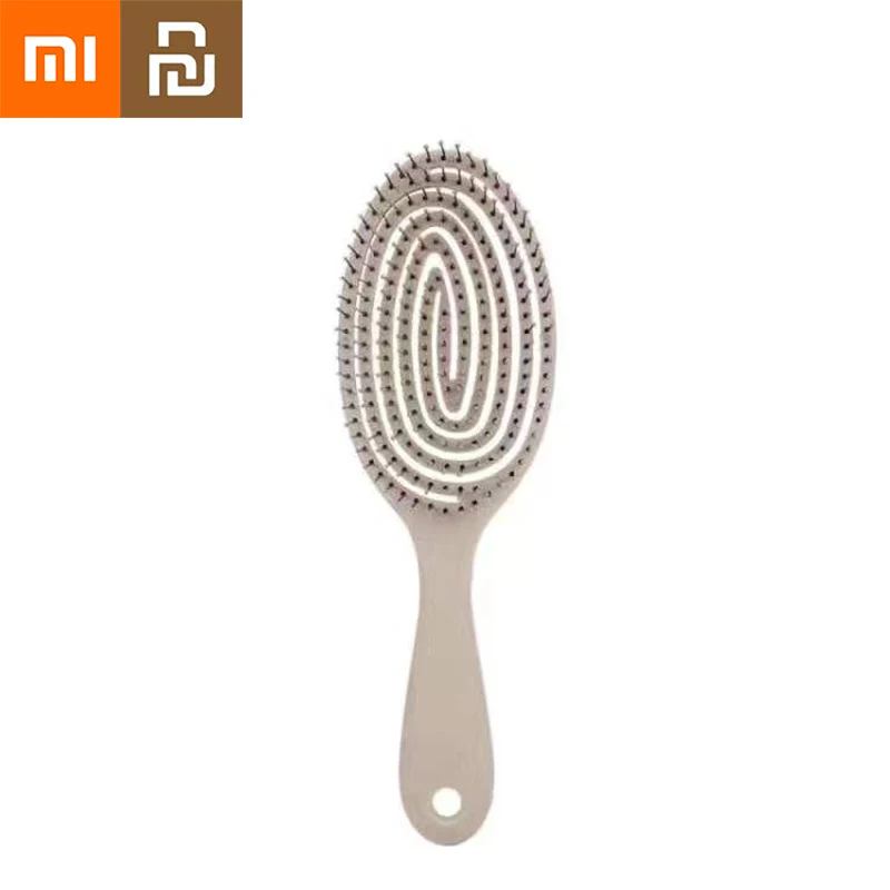 

NEW2022 Xiaomi Youpin Massage Comb Relaxing Elastic Long Handle Tooth Comb Smooth Hair Fluffy Double C Shape Wet Dry