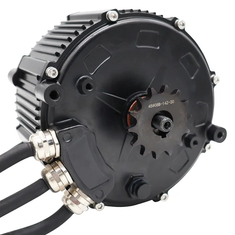 Фото Синхронный центральный двигатель DKYS Top Width Motor 168 Structure 50H10KW с постоянными магнитами для внедорожников Qiulong, с датчиком Холла №3