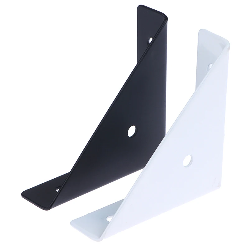 

4PCS Tools Corner Brackets Black/White Heavy Protector Right Triangular Reinforcement 1.5mm 90 Degrees Angle Corner Brackets Set