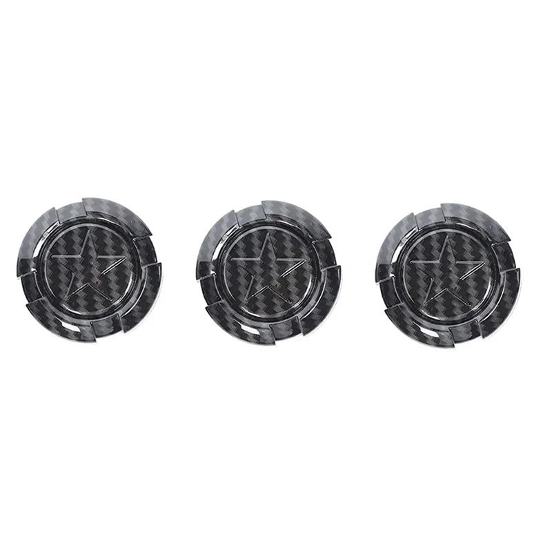 Накладка на дверной ключ с пентаграммой для Jeep Wrangler TJ JK JL и Gladiator JT 1997-2022 гг. из