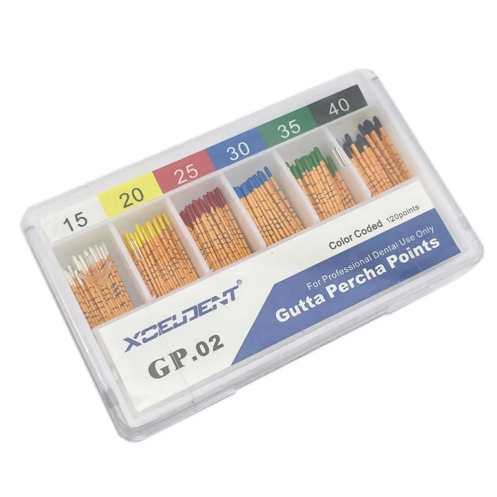 1 коробка Dental Gutta Percha Point стоматологический впитывающий материал